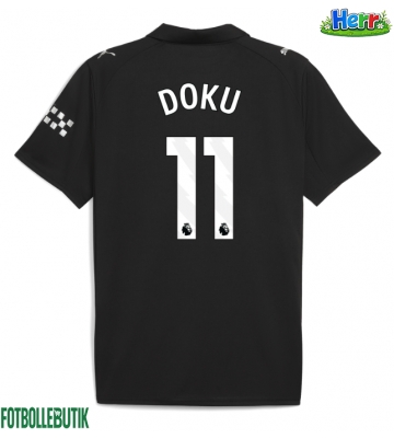 Manchester City Jeremy Doku #11 Bortatröja 2025-26 Kortärmad